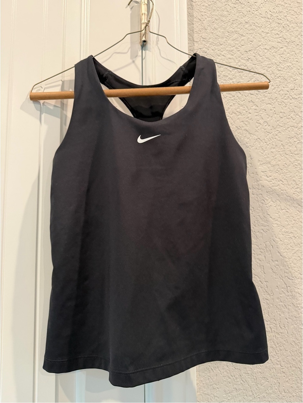 Nike Dri-FIT Black Racerback Athletic Tank Top Size Small